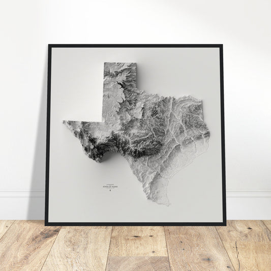 Texas Elevation Map