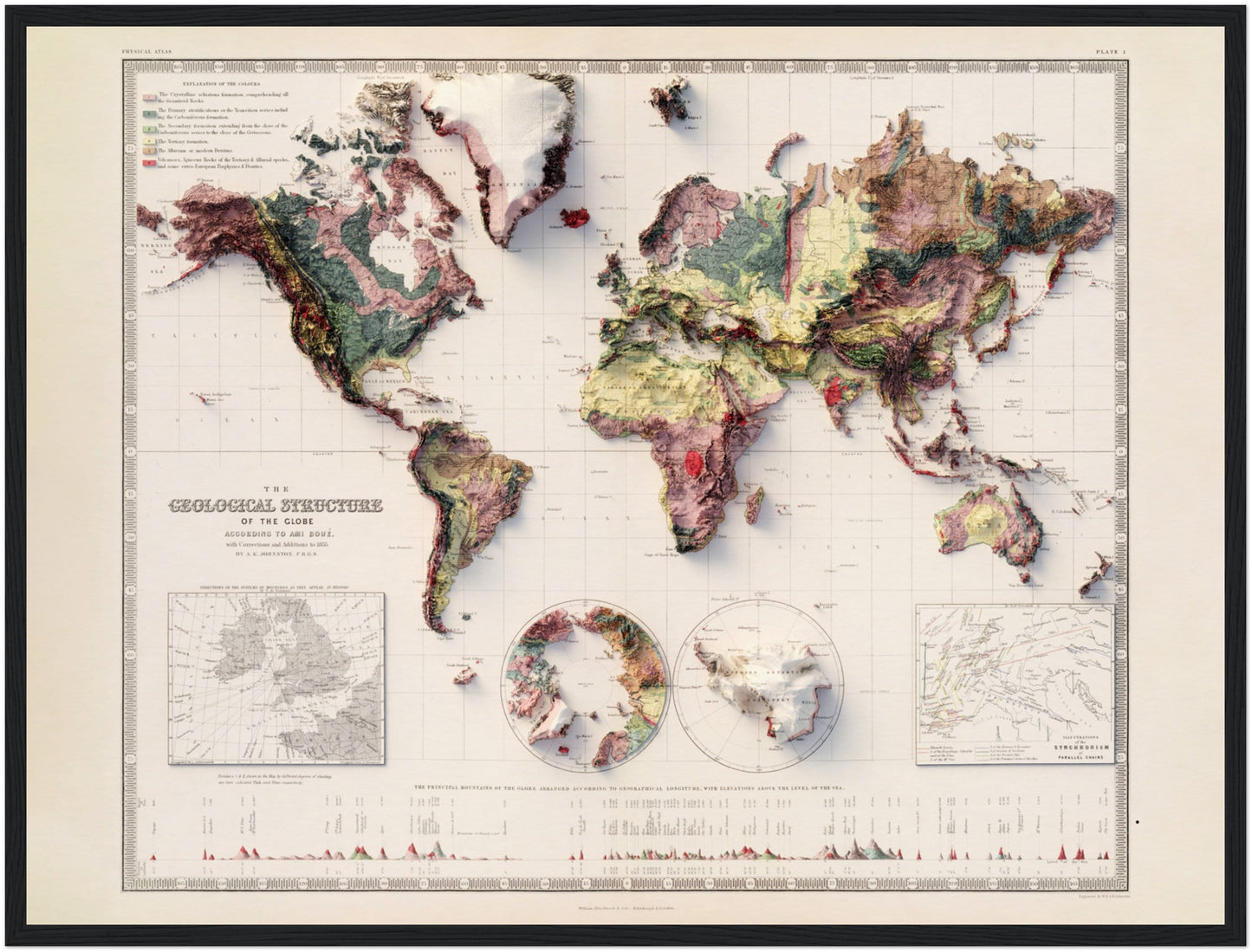 Geological Map of the Globe