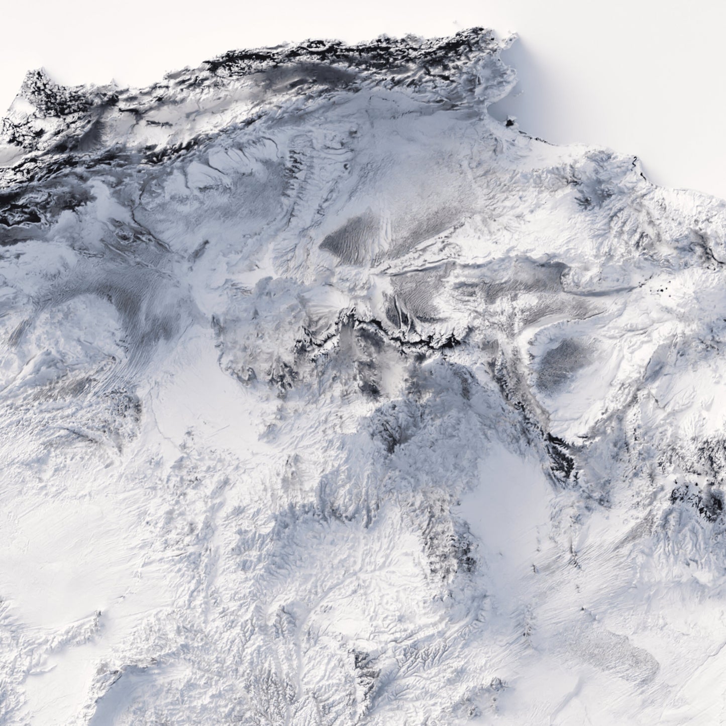 Africa - Elevation Map