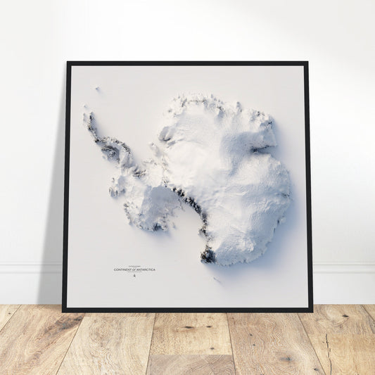 Antarctica Elevation Map