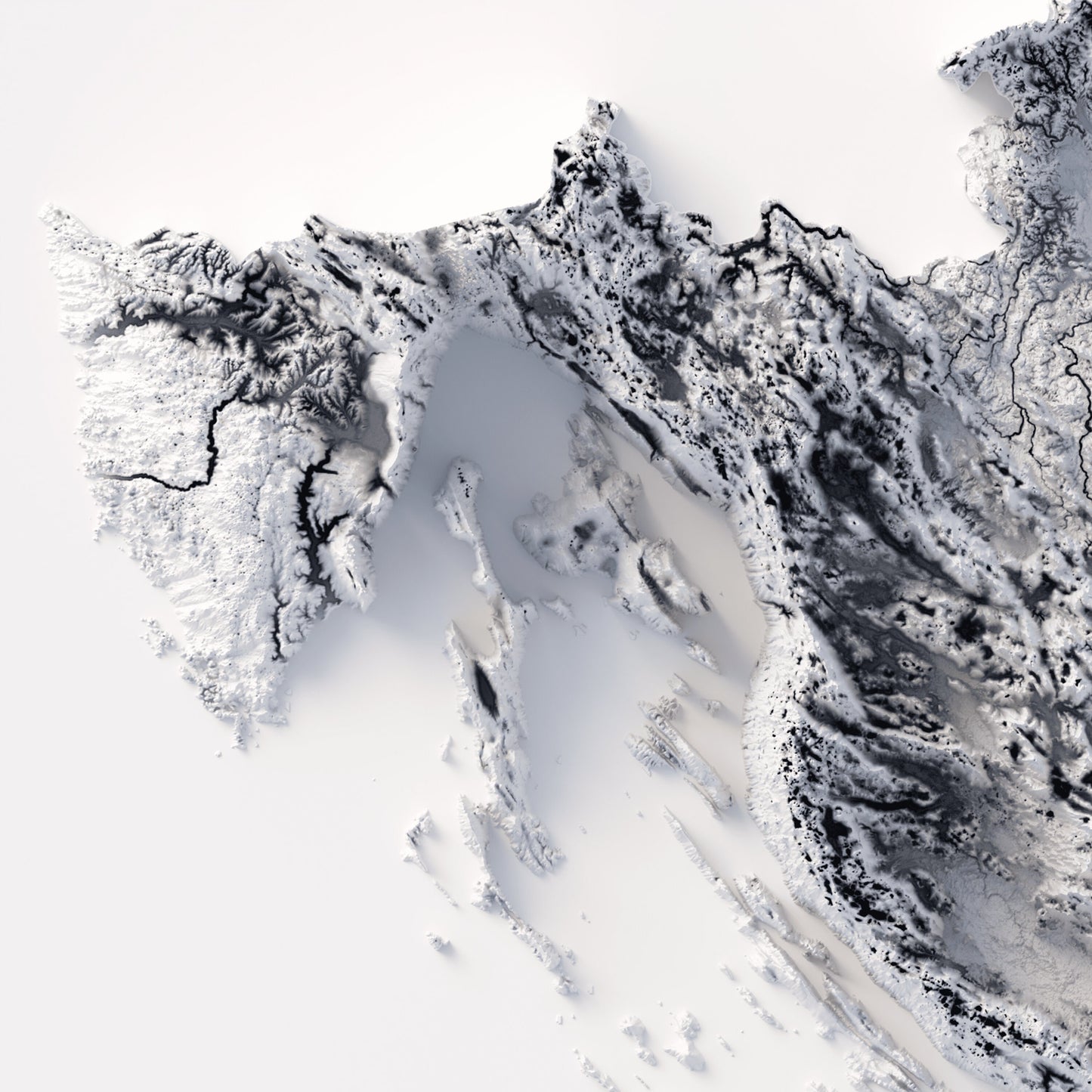 Croatia Elevation Map