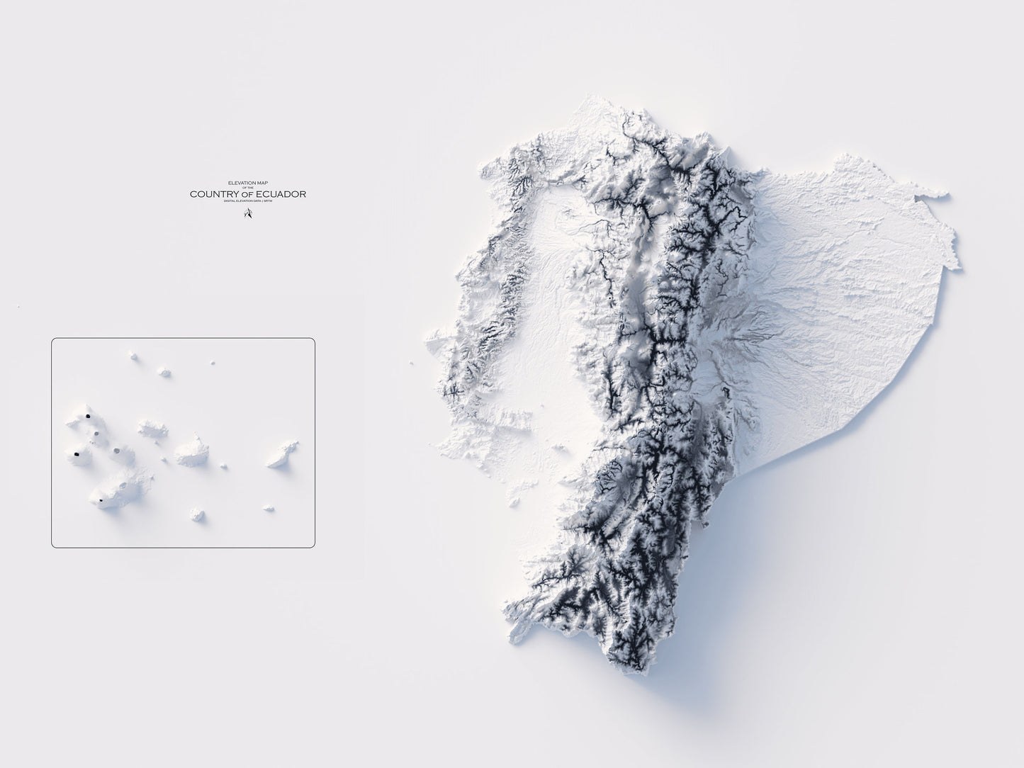 Ecuador Elevation Map