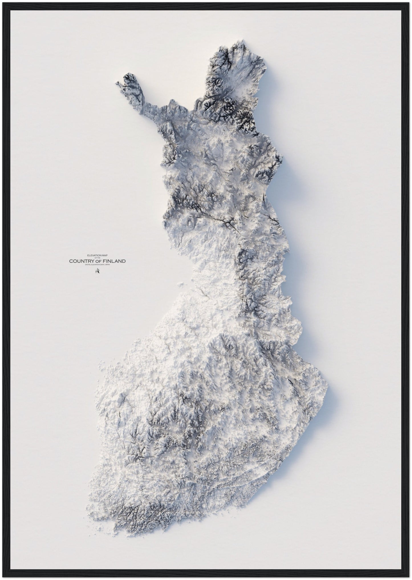 Finland Elevation Map