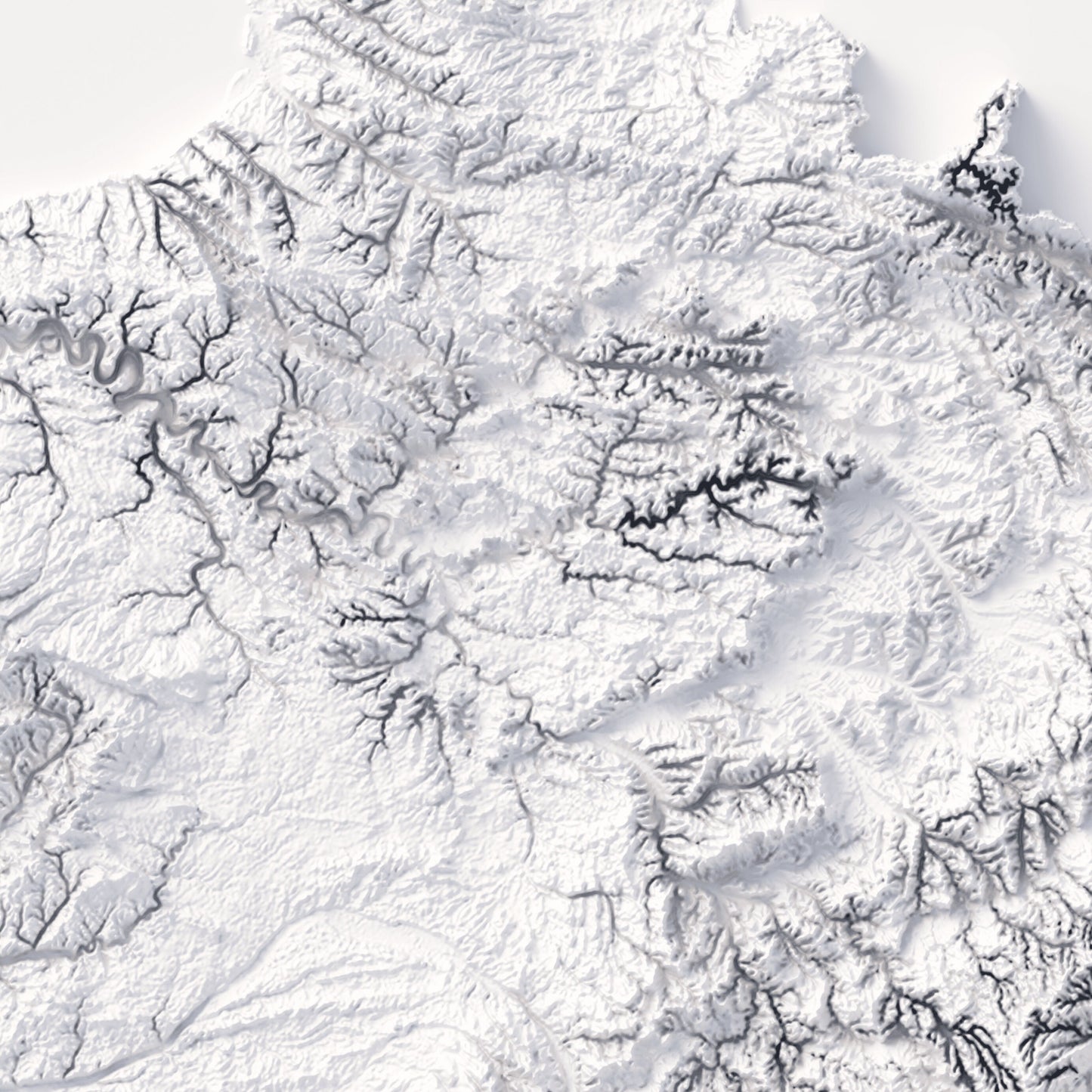 France Elevation Map