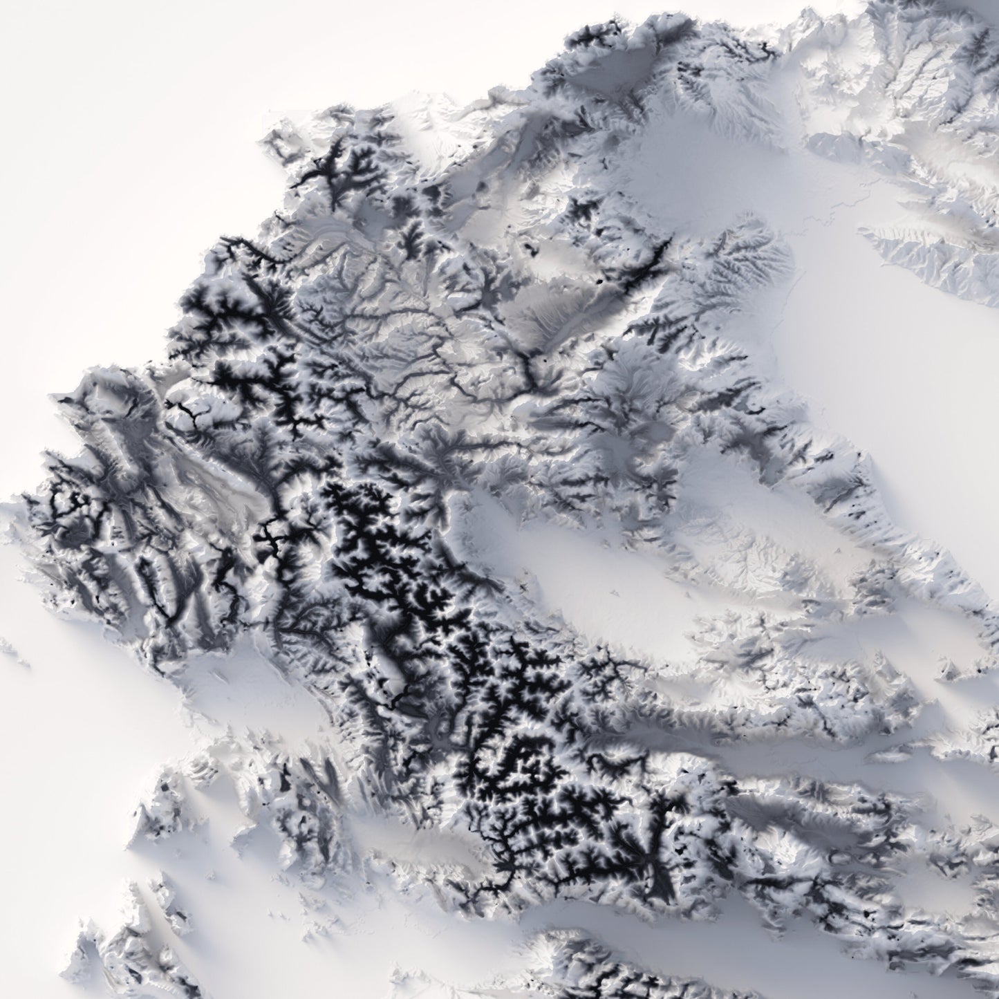 Greece Elevation Map