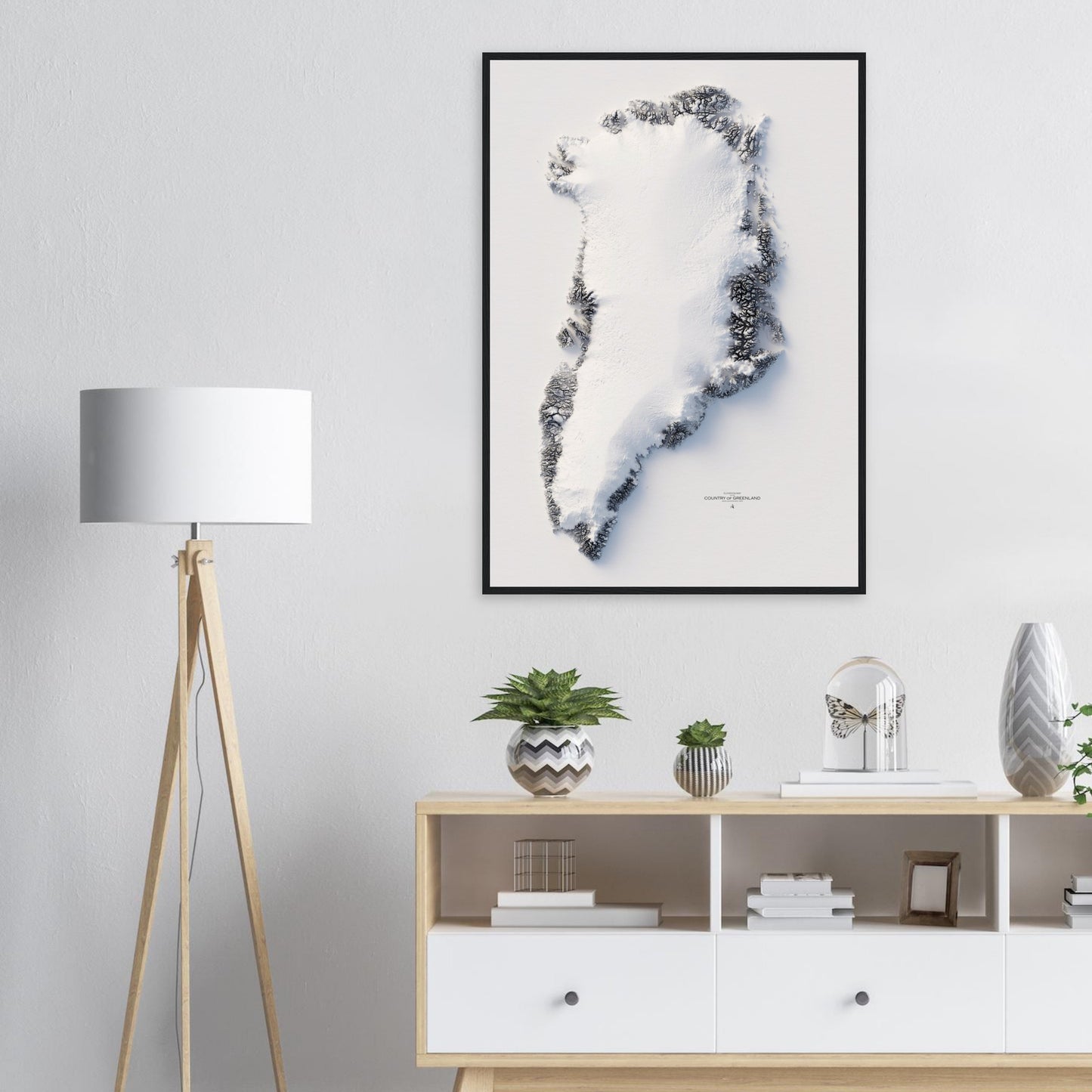 Greenland Elevation Map