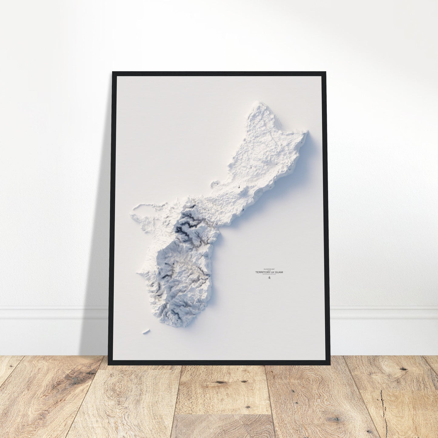 Guam Elevation Map