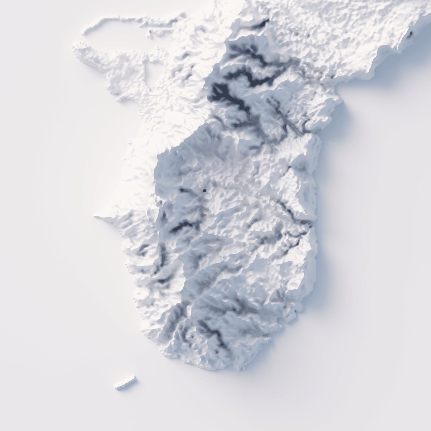 Guam Elevation Map