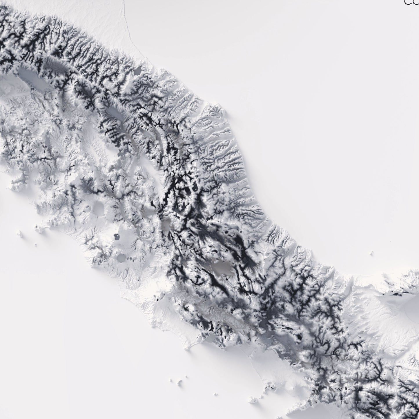 Italy Elevation Map