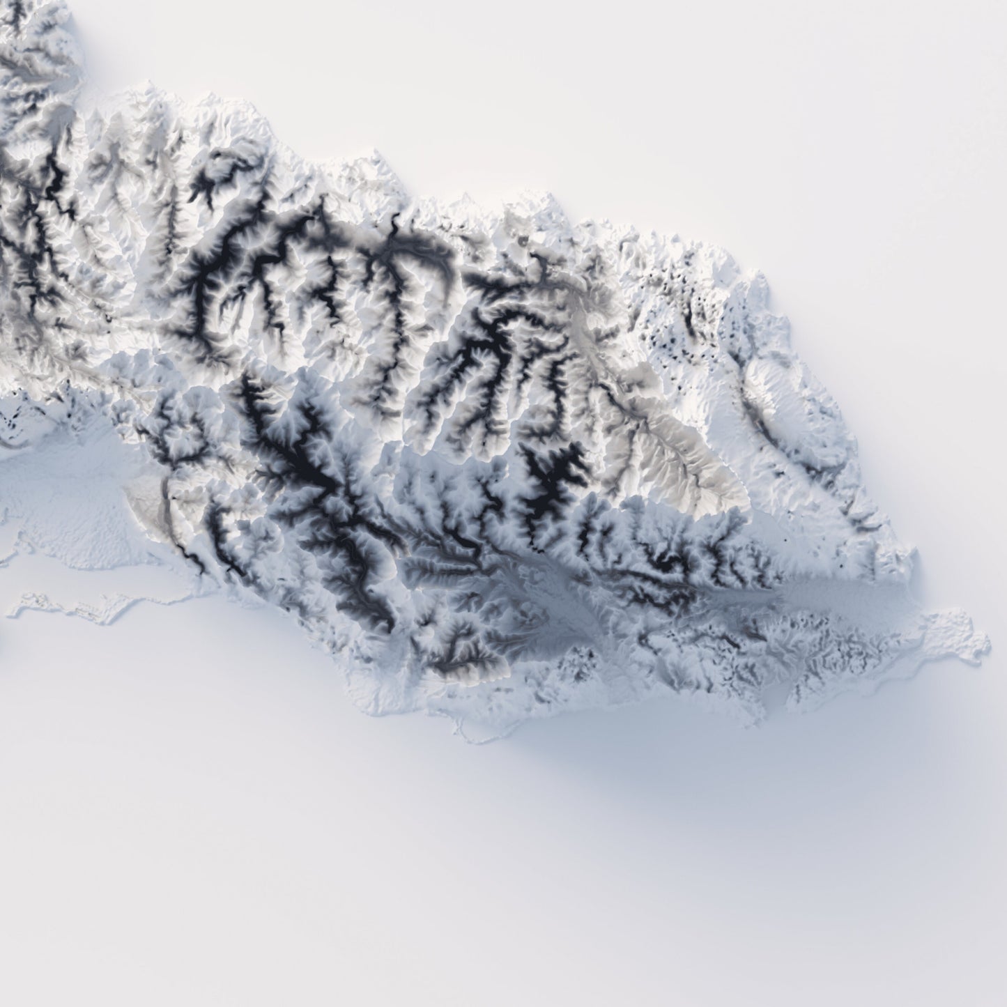 Jamaica Elevation Map