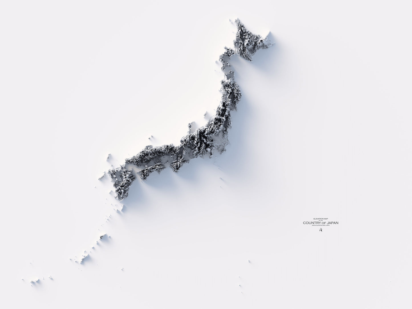 Japan Elevation Map