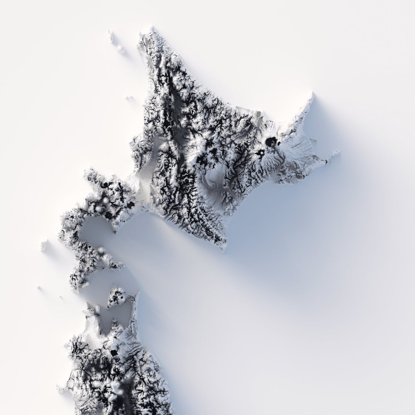 Japan Elevation Map