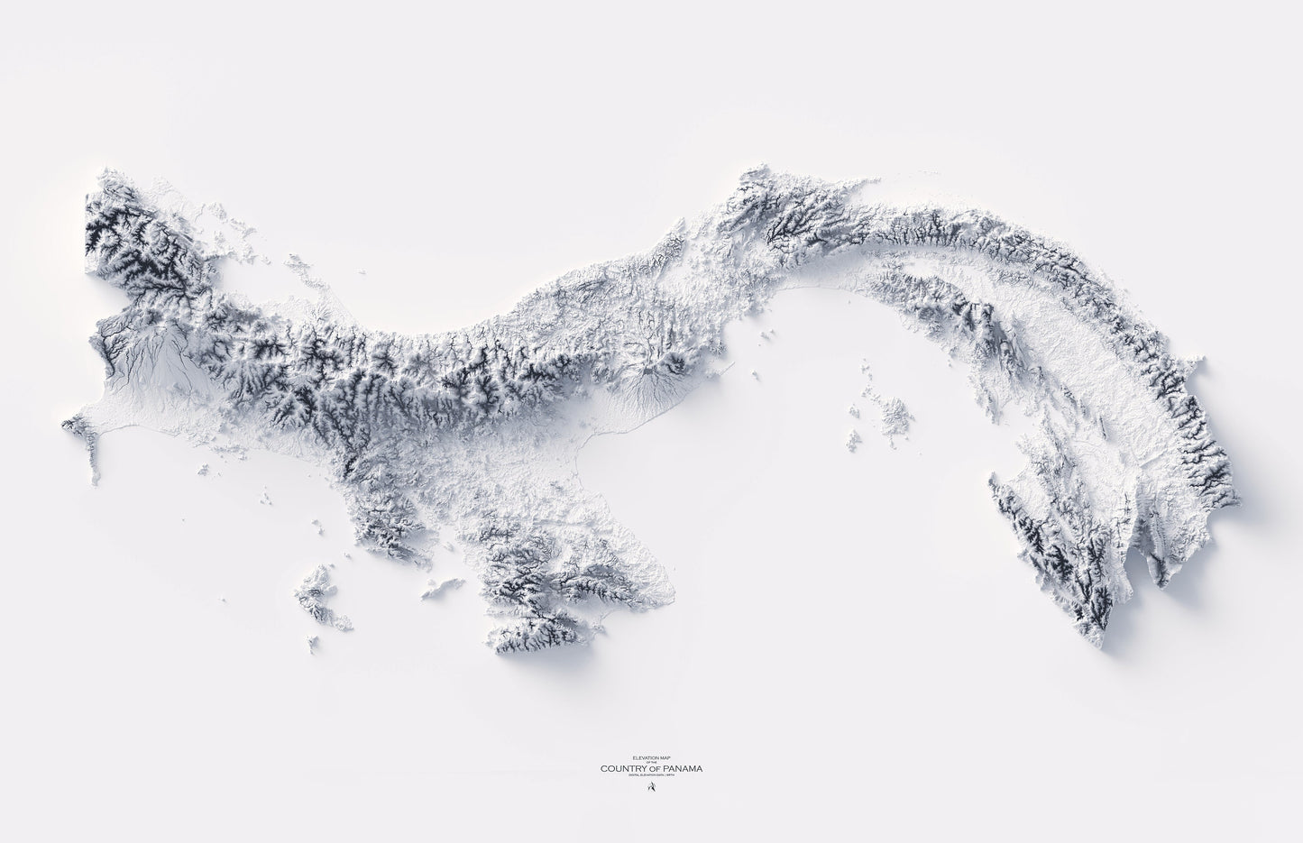 Panama Elevation Map