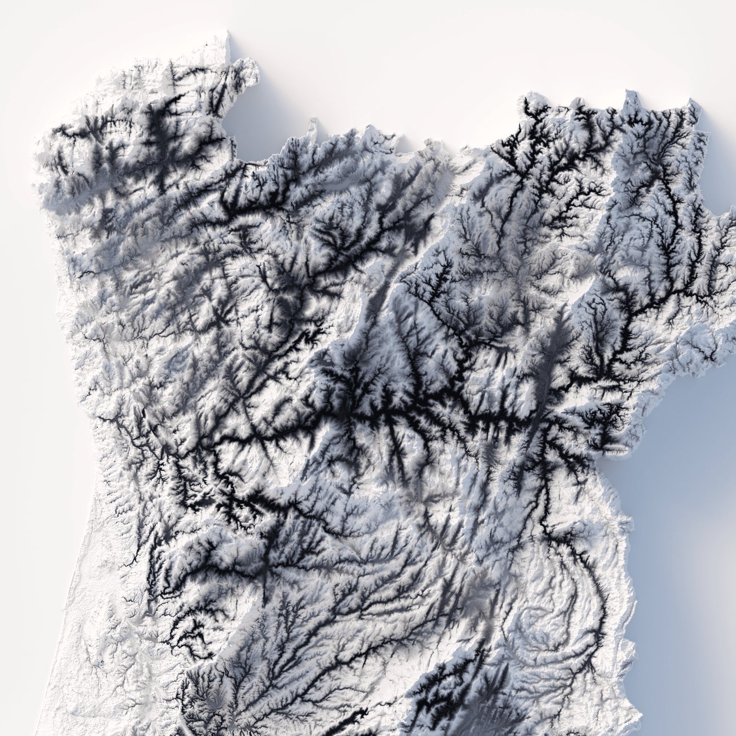 Portugal Elevation Map