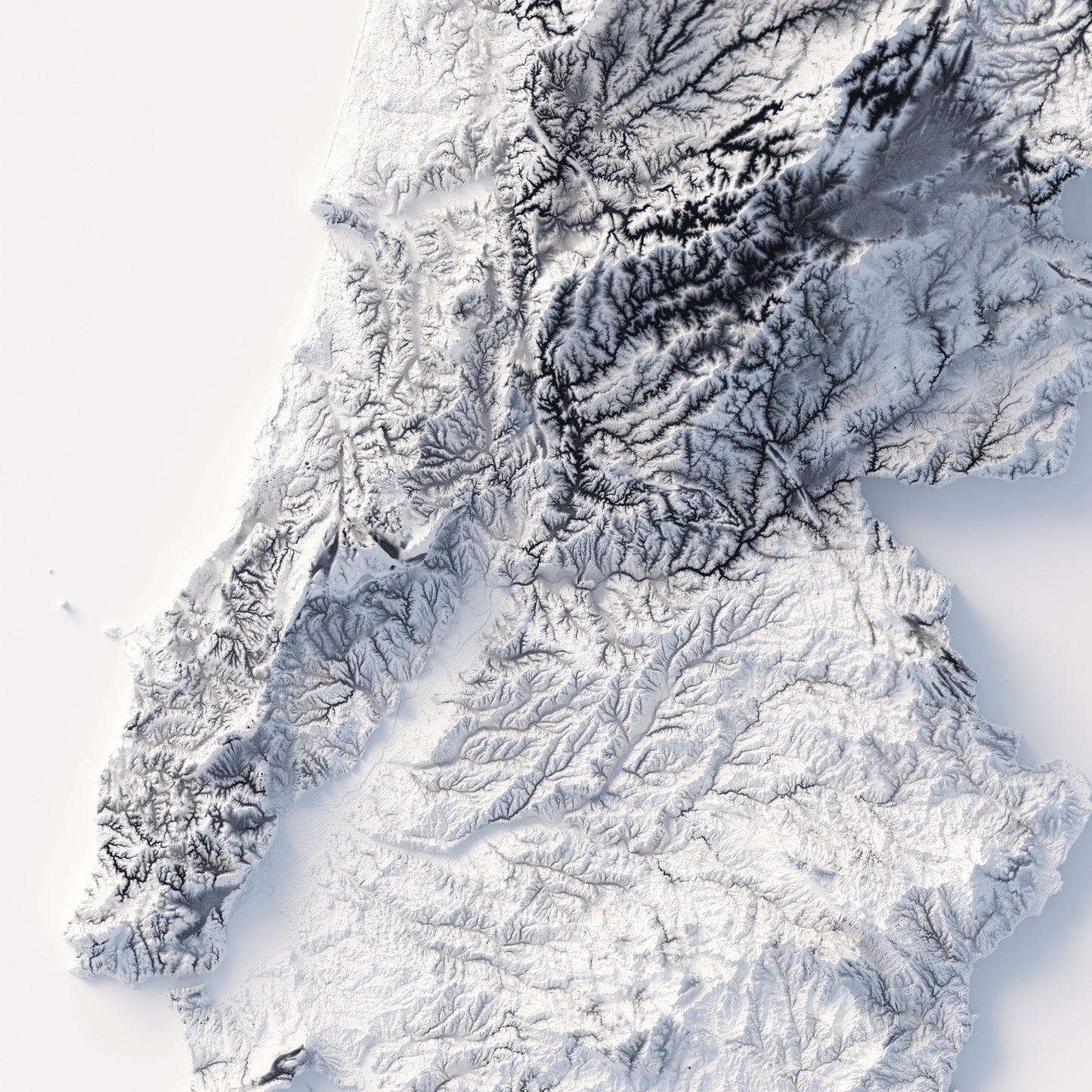 Portugal Elevation Map