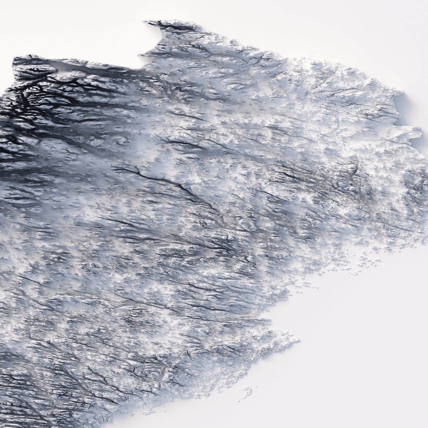 Switzerland Elevation Map