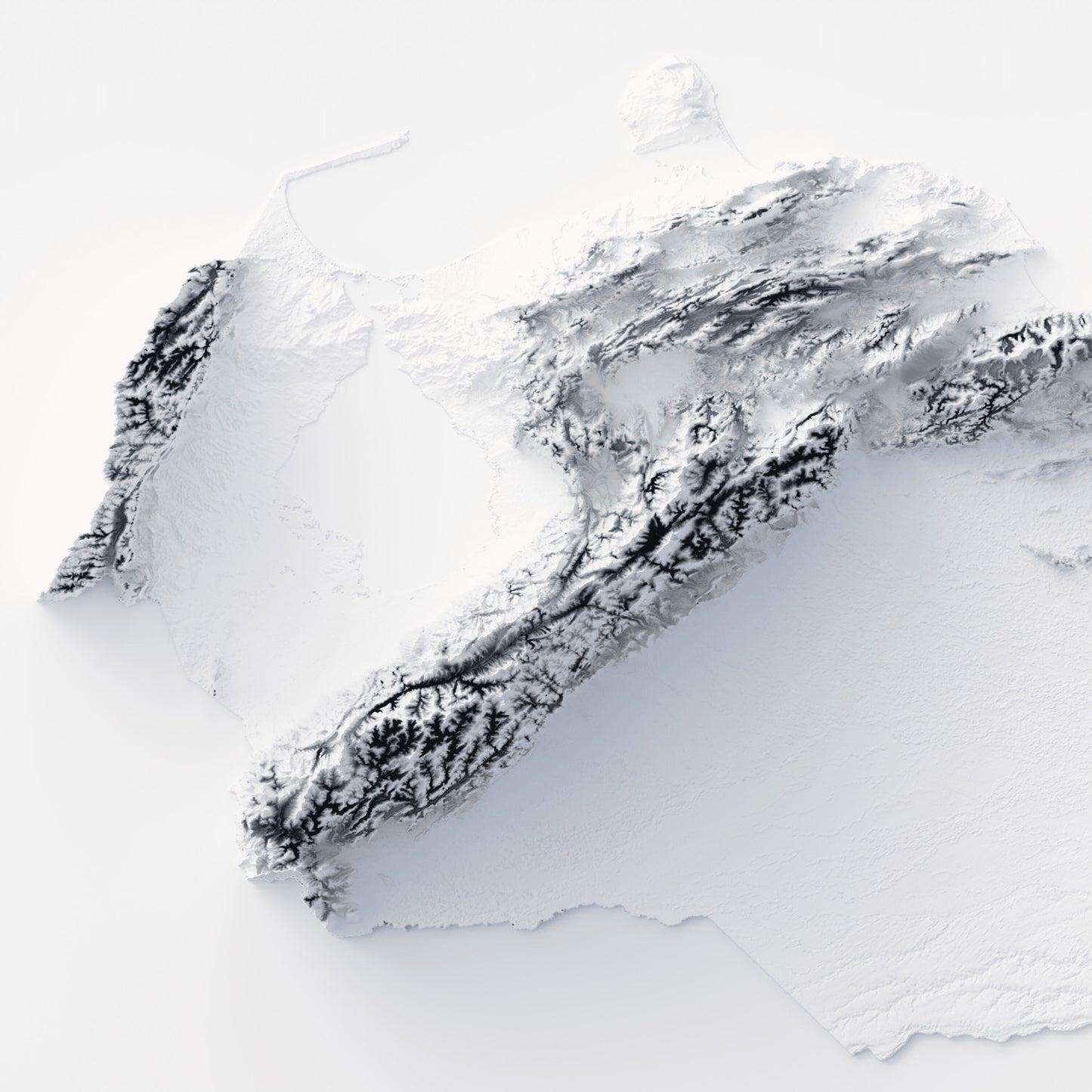 Venezuela Elevation Map