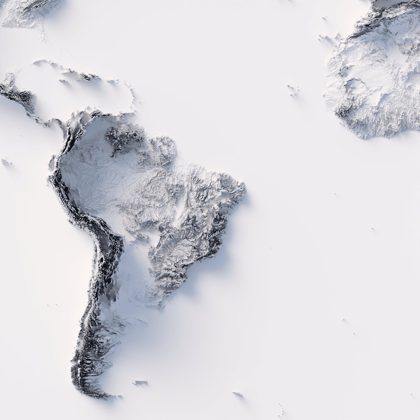 World Elevation Map