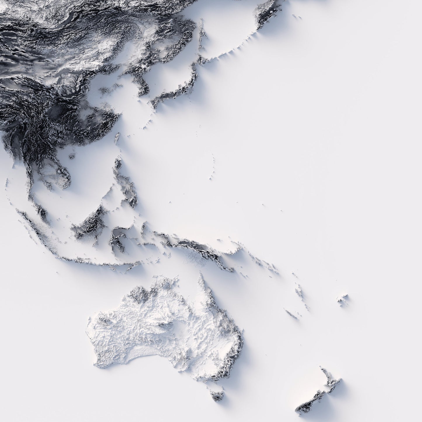 World Elevation Map