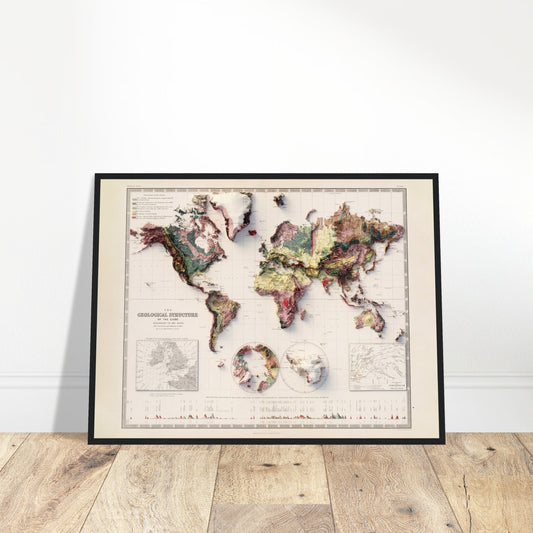 Geological Map of the Globe