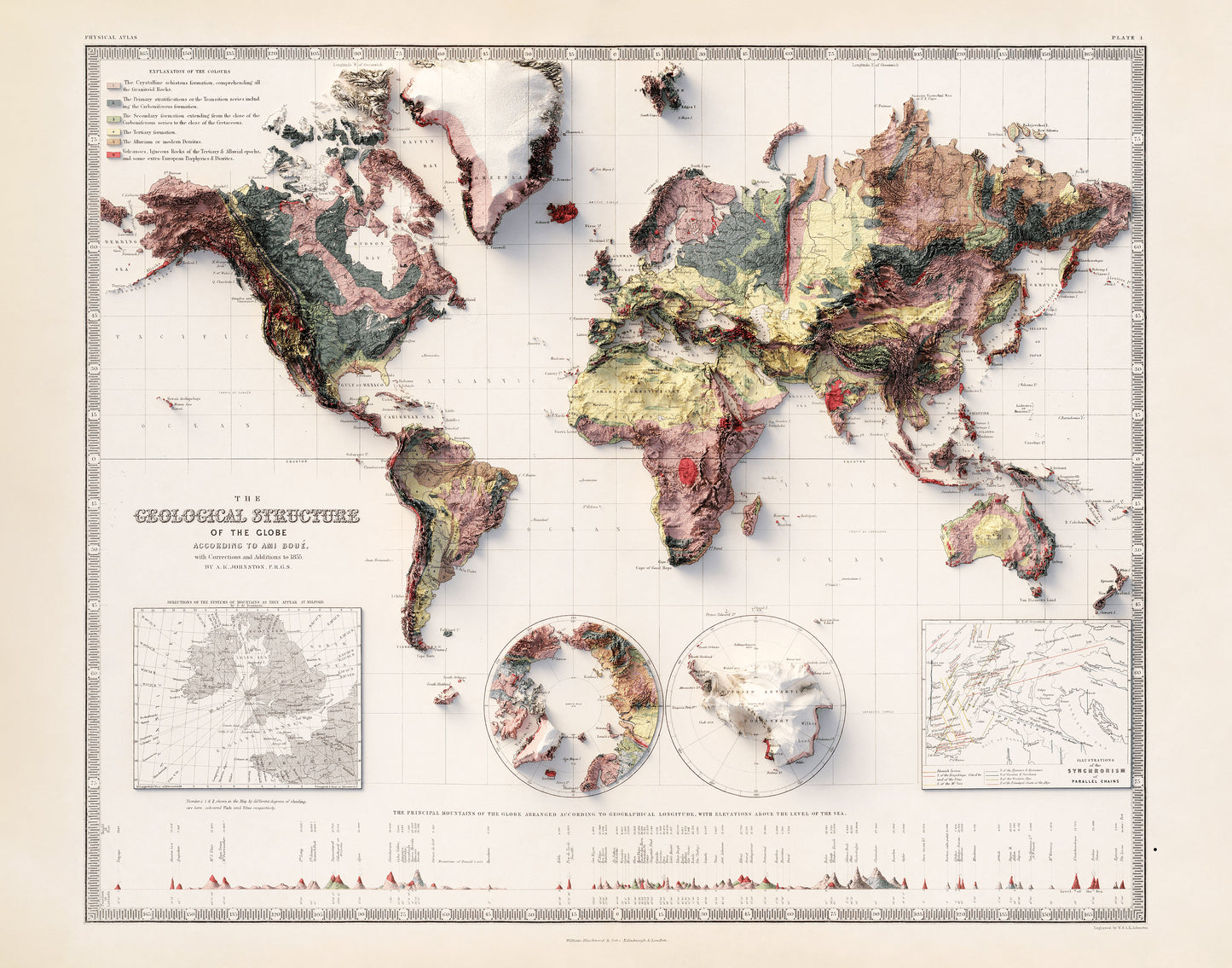 Geological Map of the Globe