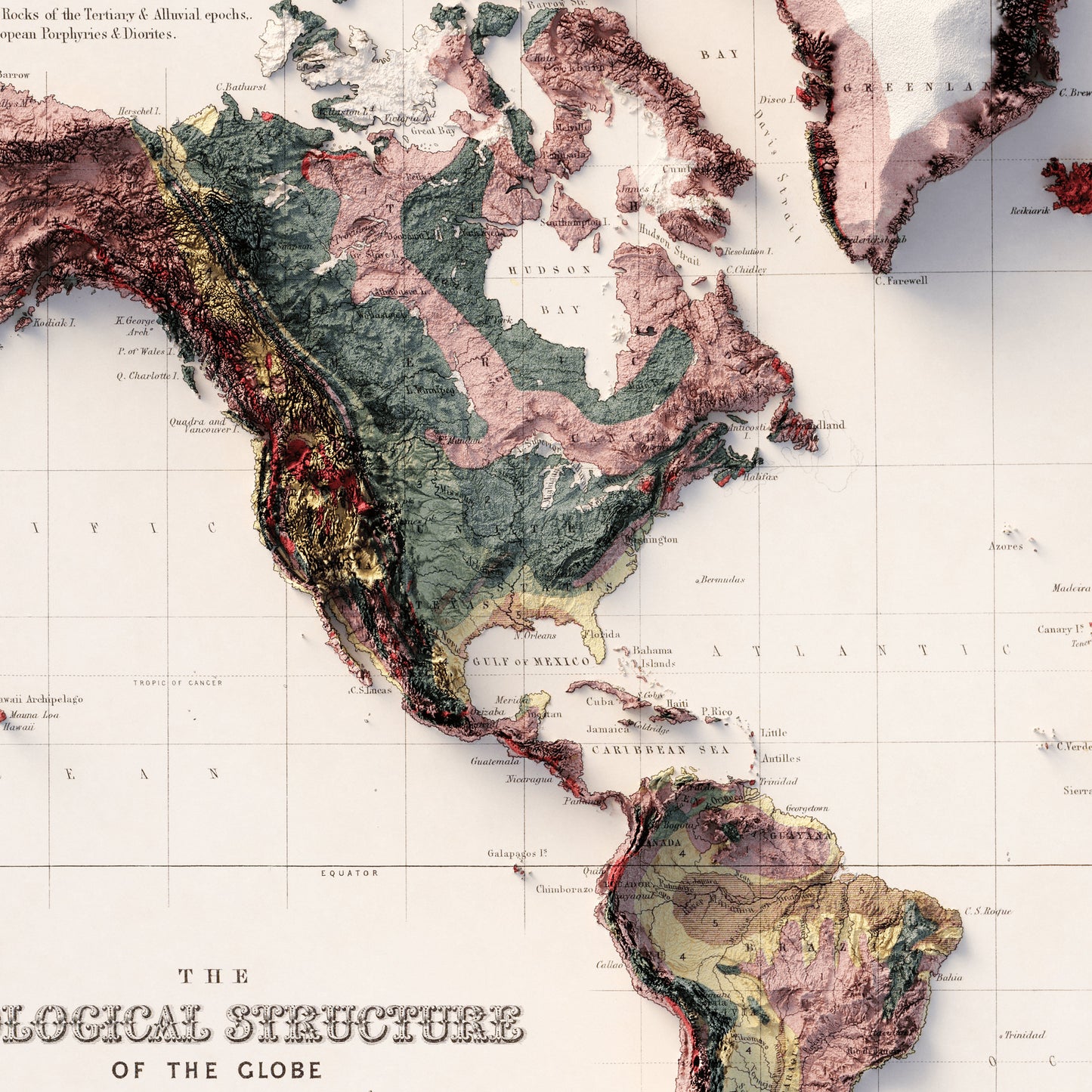 Geological Map of the Globe