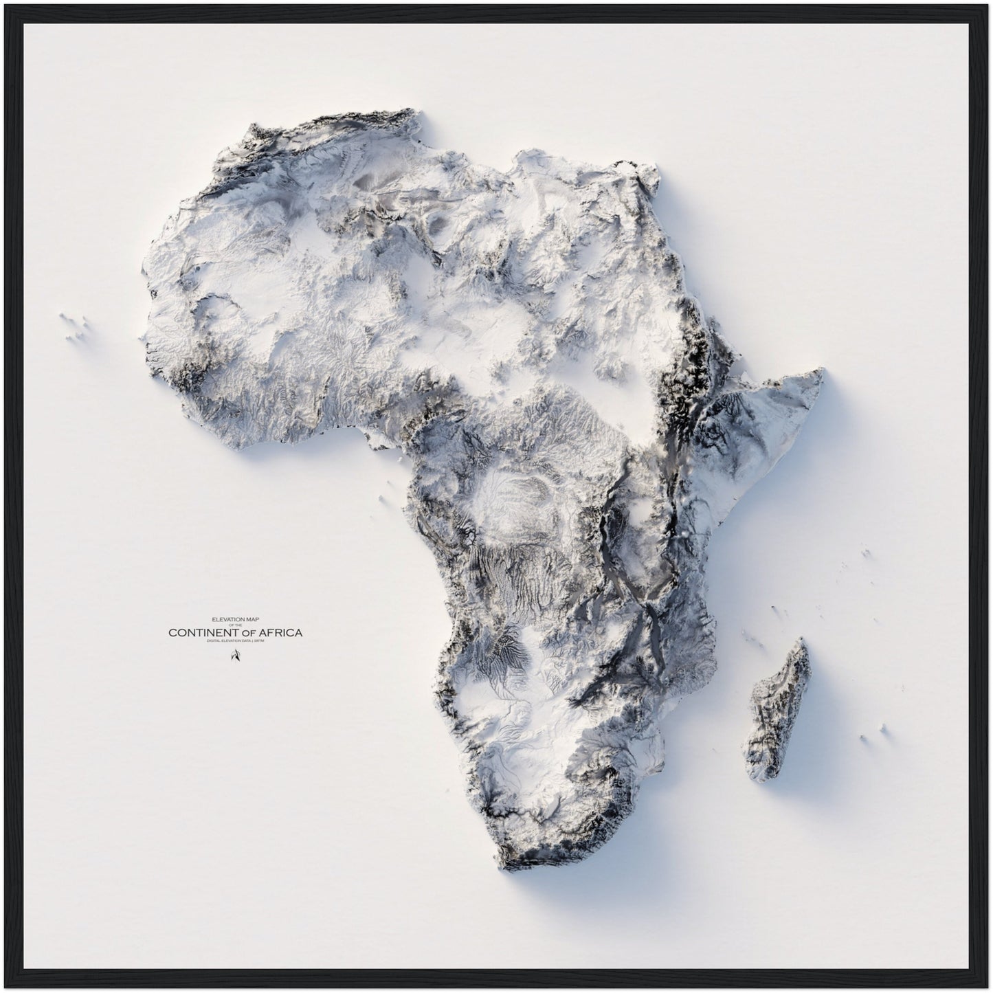 Africa - Elevation Map