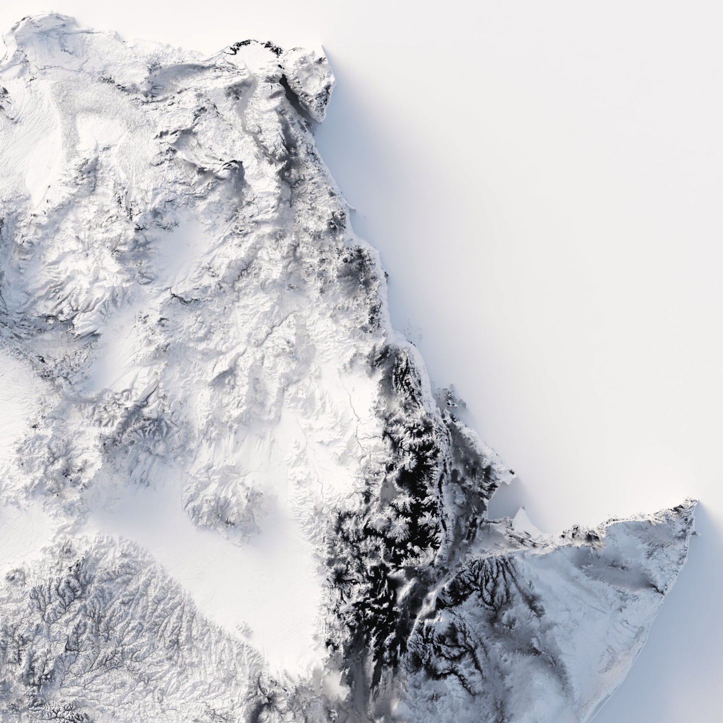 Africa - Elevation Map