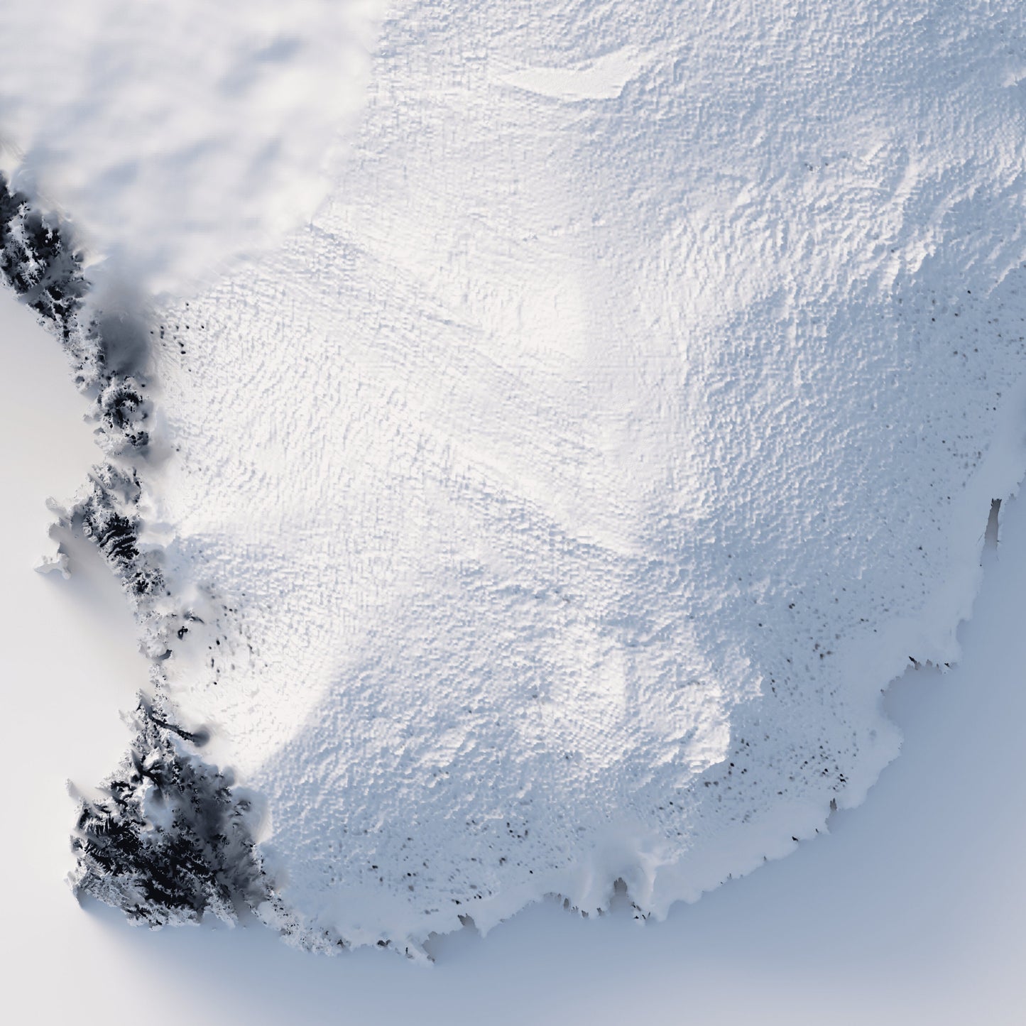 Antarctica Elevation Map