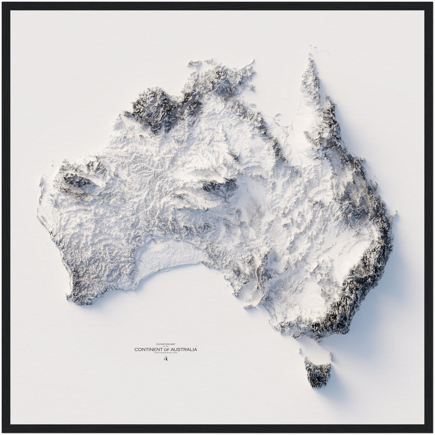 Australia Elevation Map