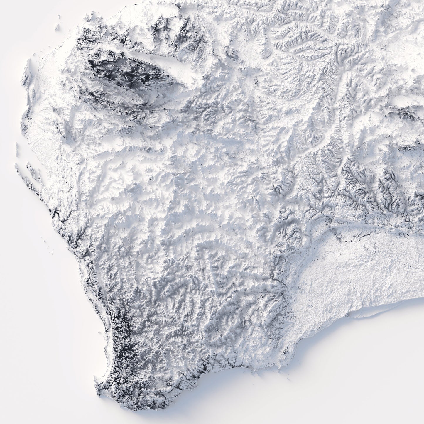 Australia Elevation Map