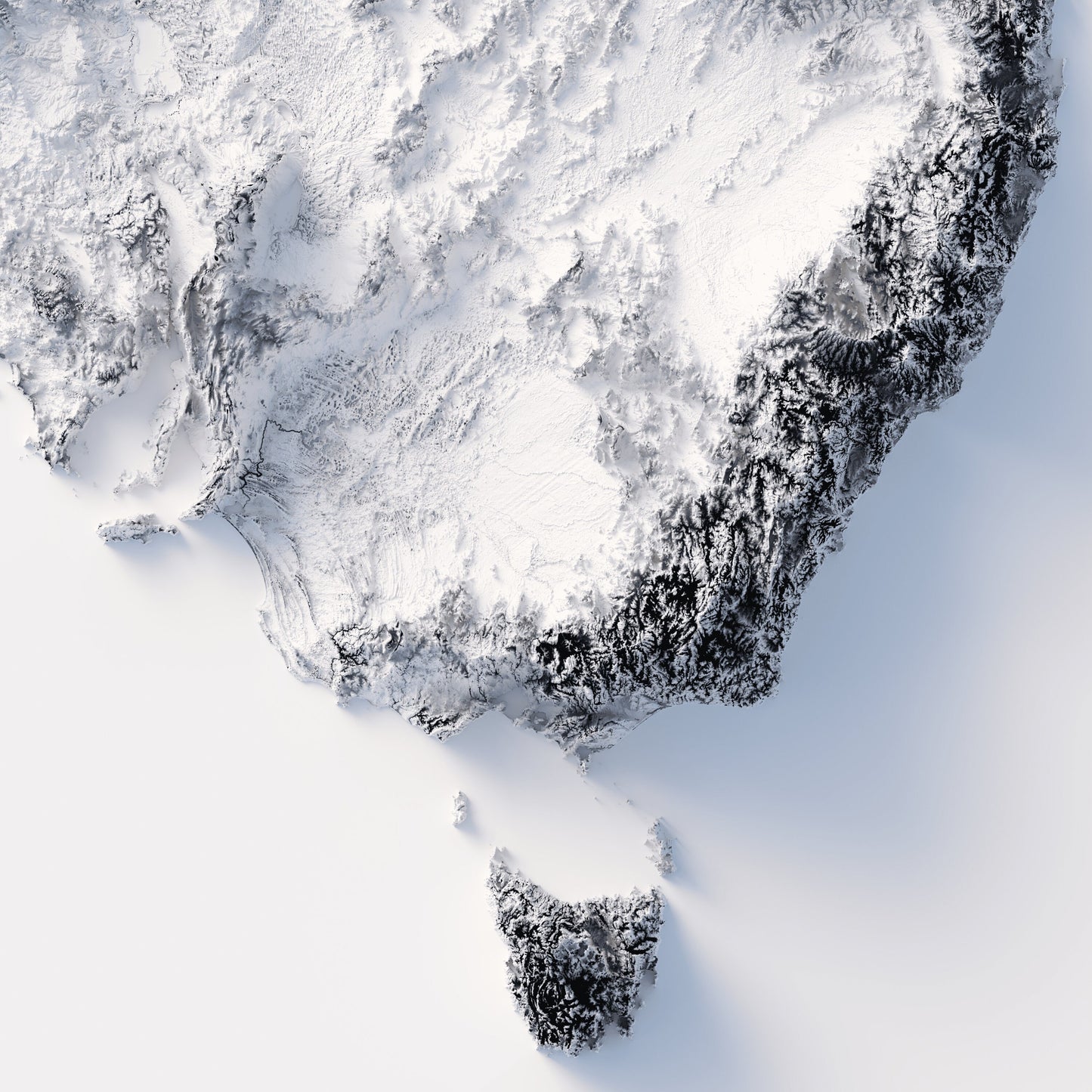 Australia Elevation Map