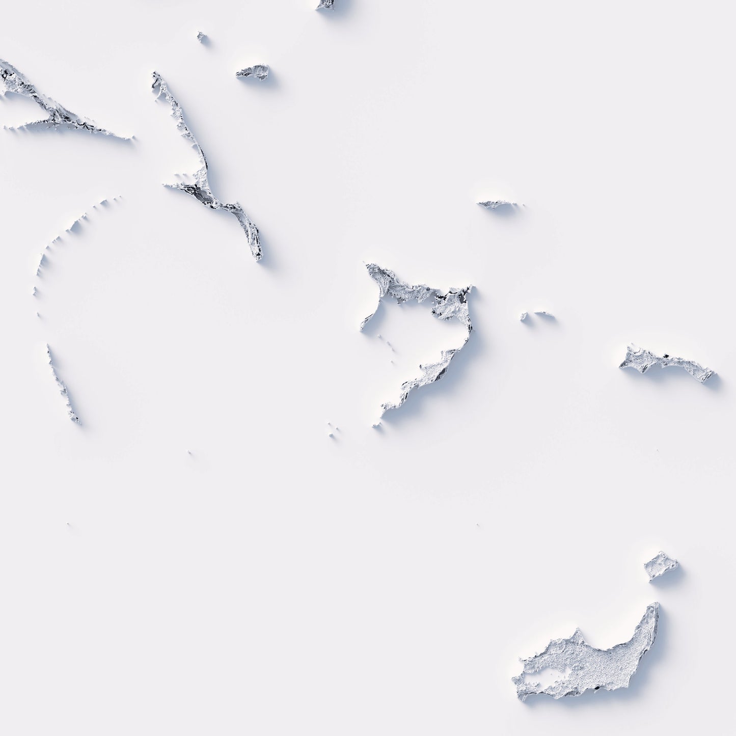 The Bahamas Elevation Map