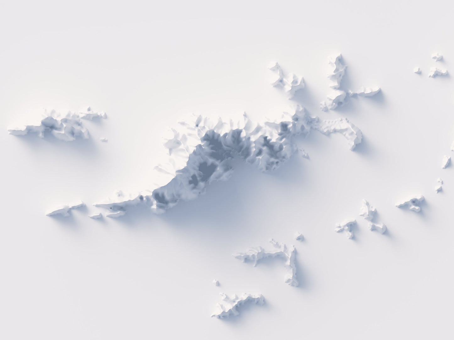 British Virgin Islands Elevation Map