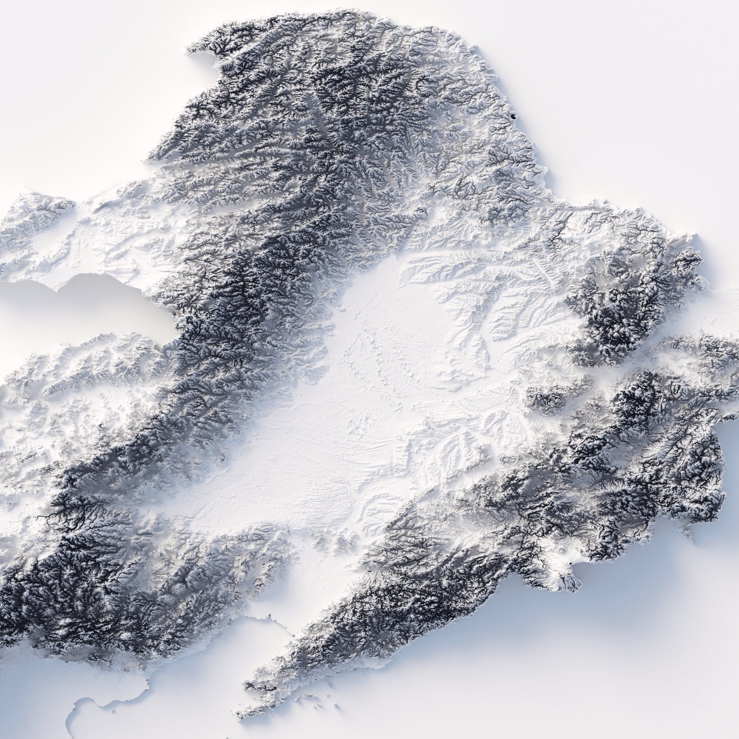 China Elevation Map