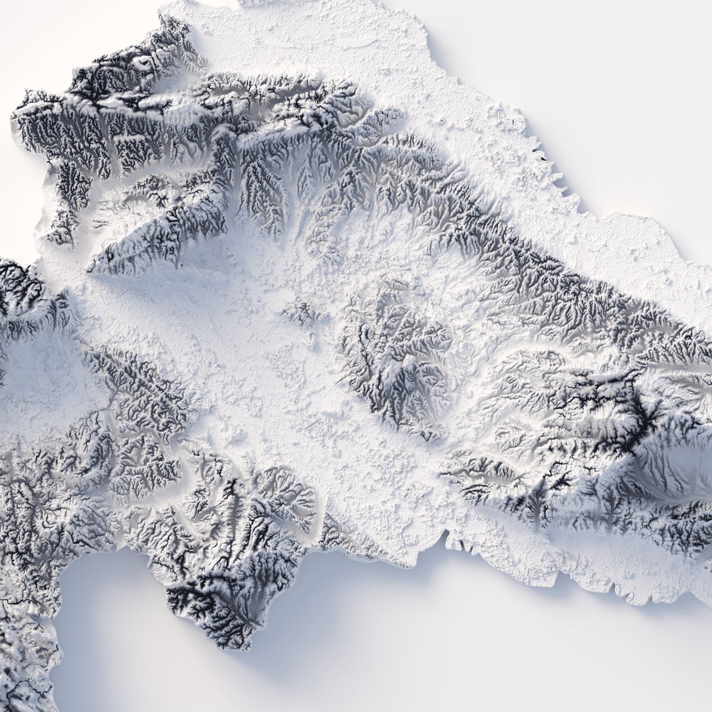 Croatia Elevation Map