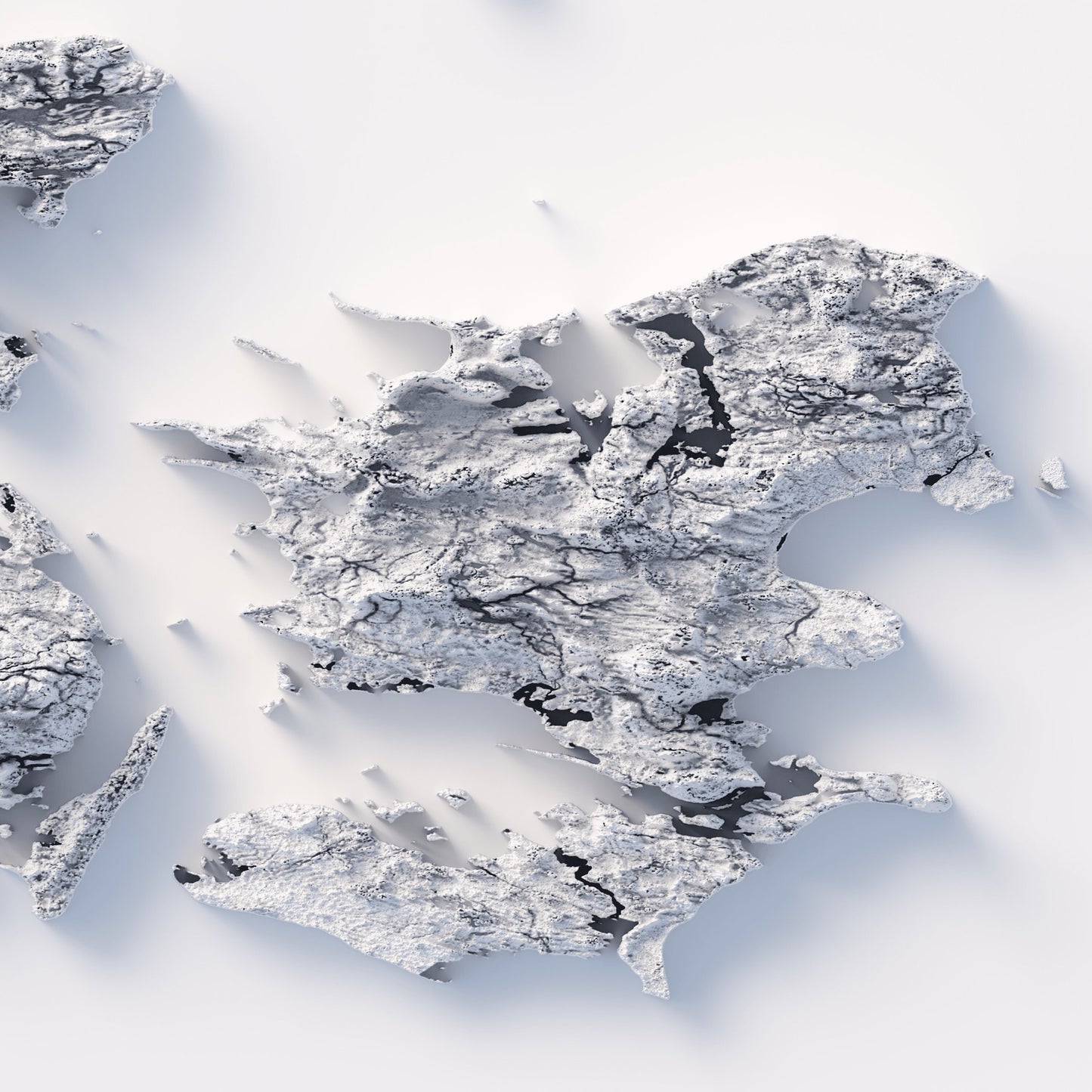 Denmark Elevation Map