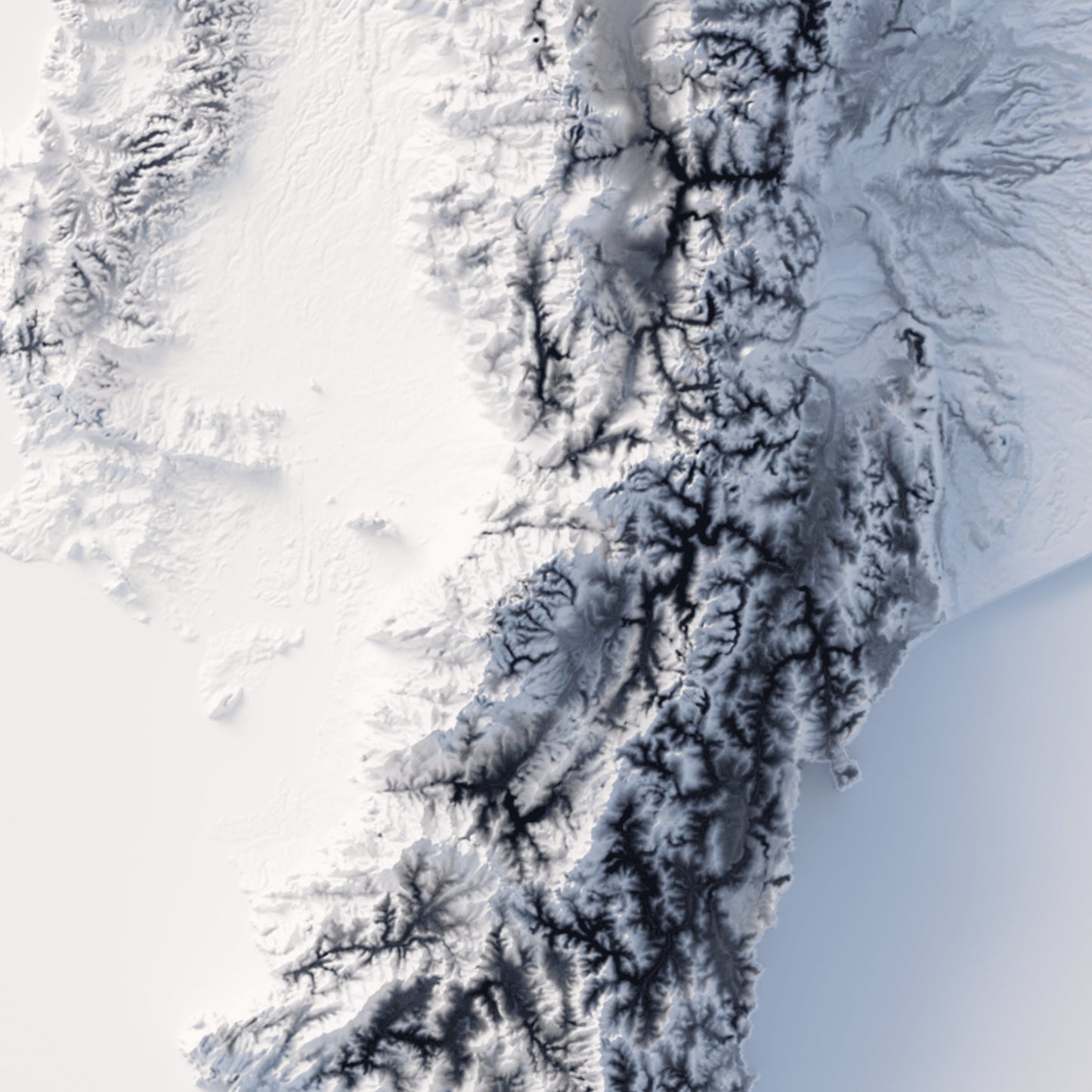 Ecuador Elevation Map