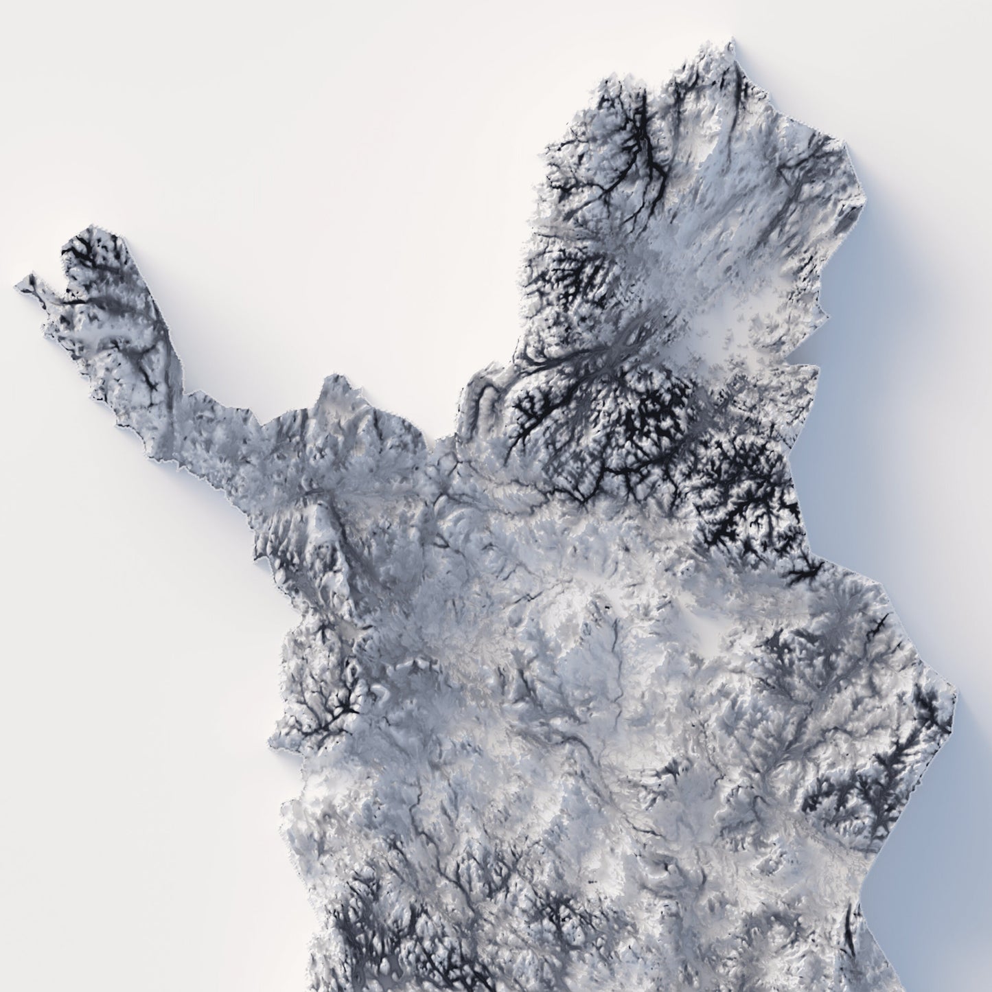 Finland Elevation Map