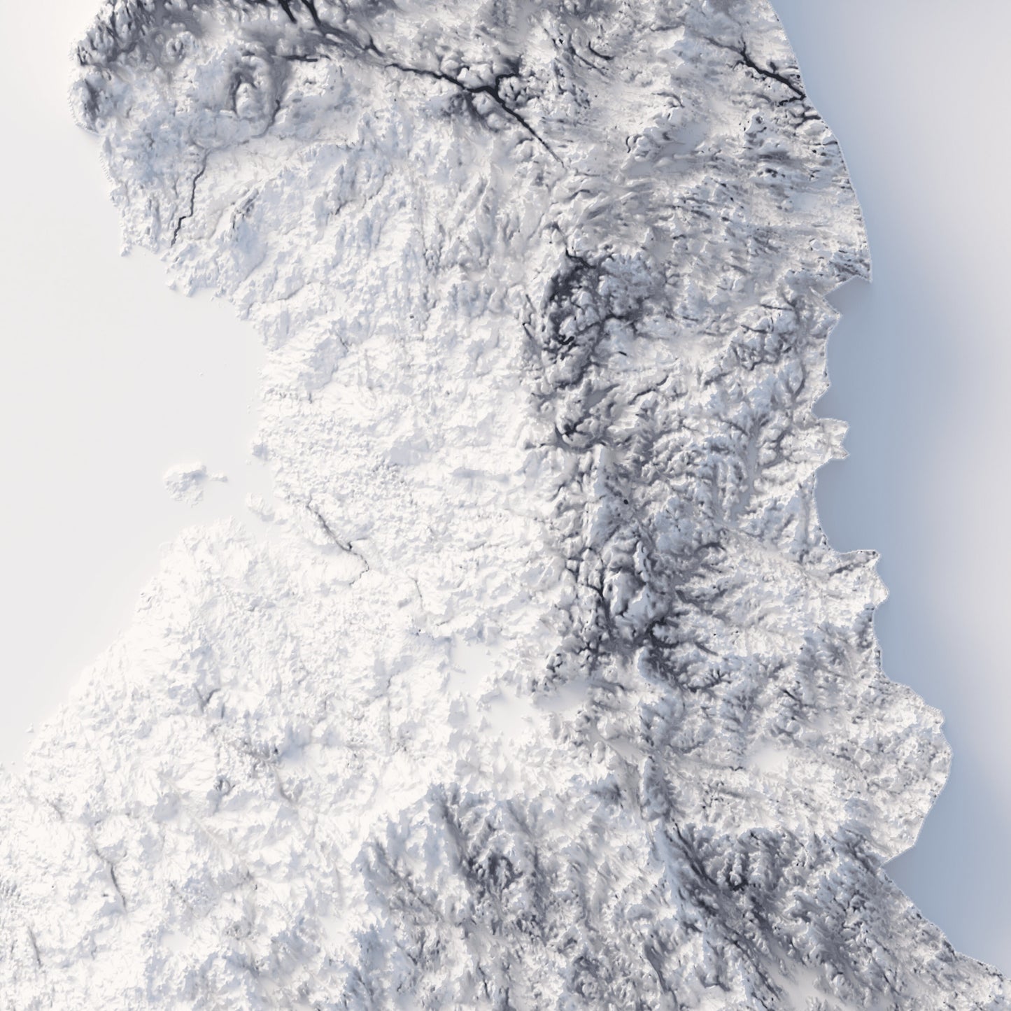 Finland Elevation Map