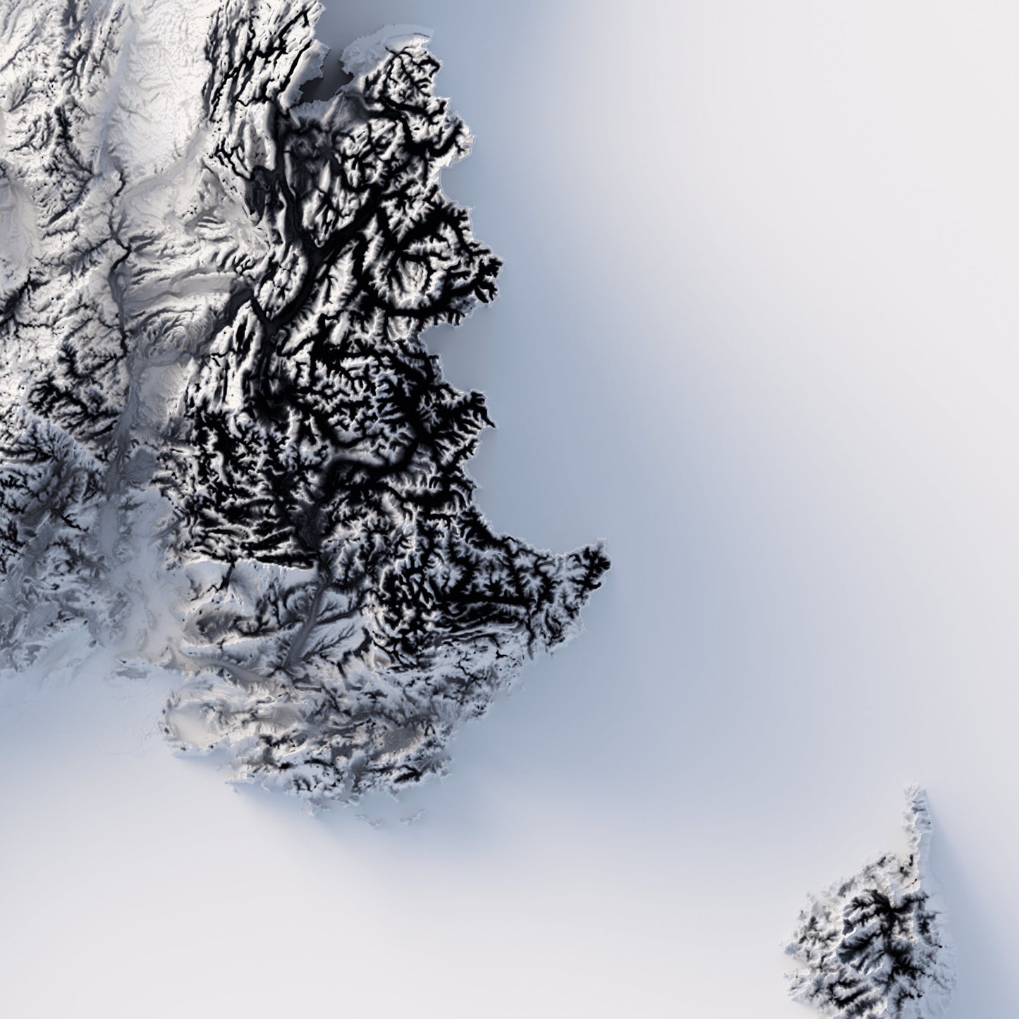 France Elevation Map