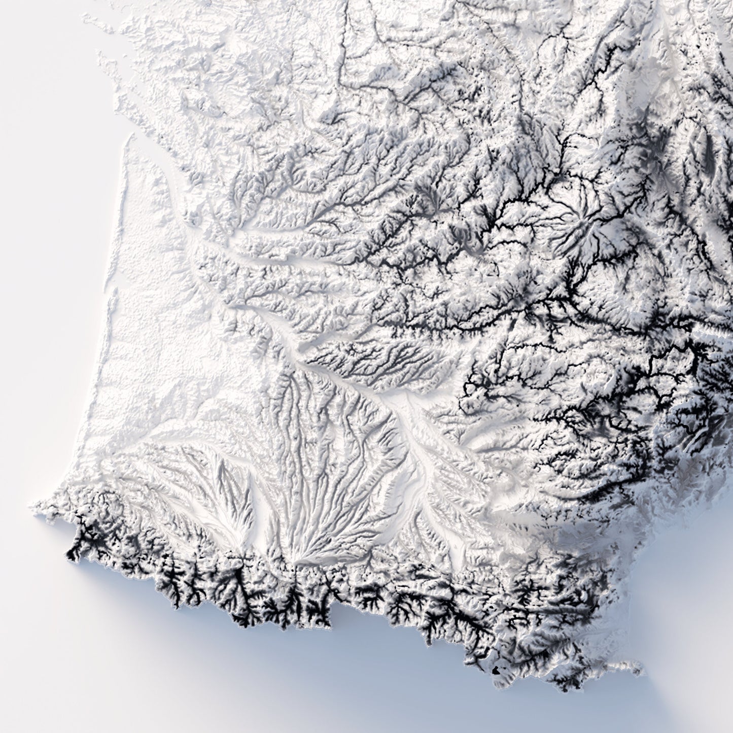 France Elevation Map