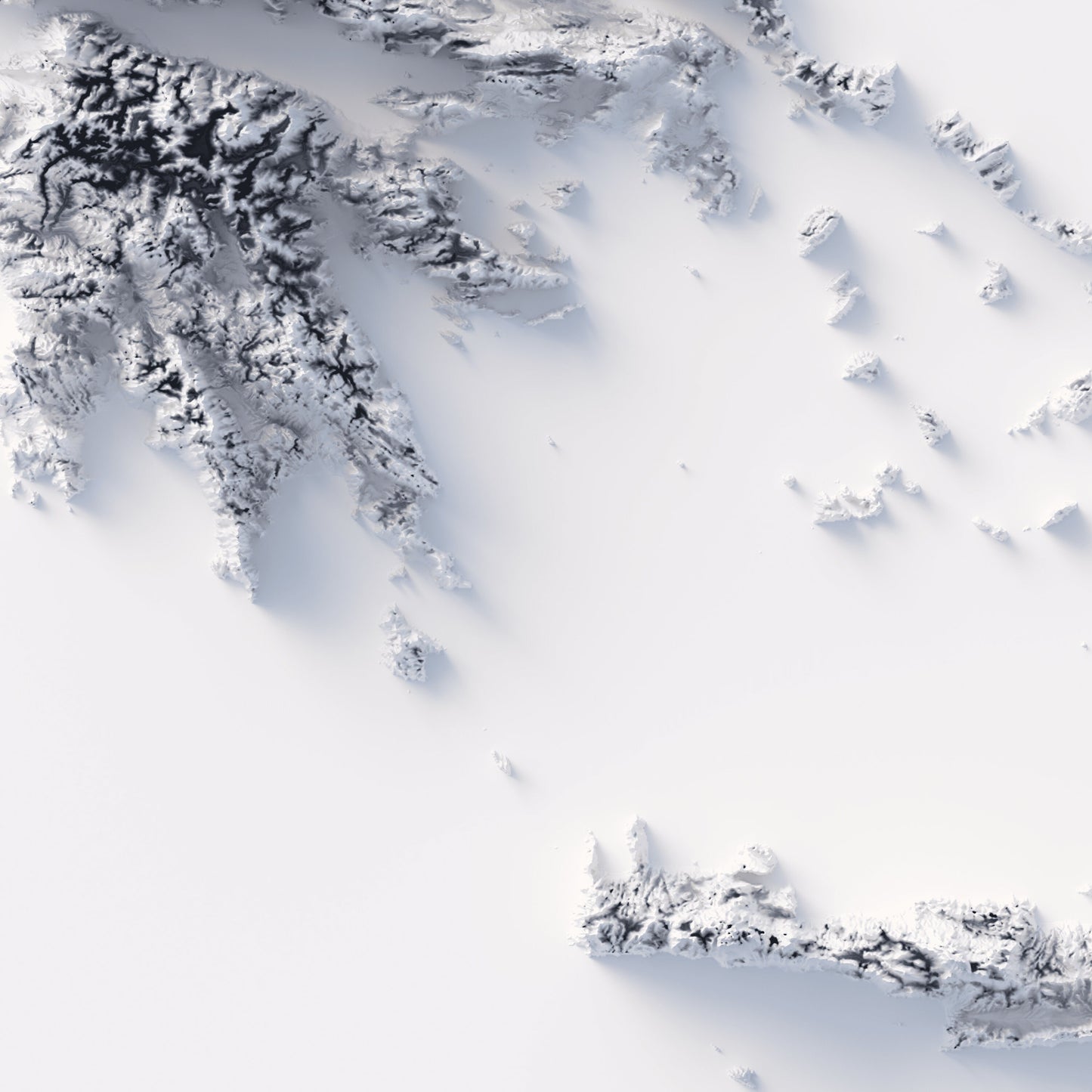 Greece Elevation Map