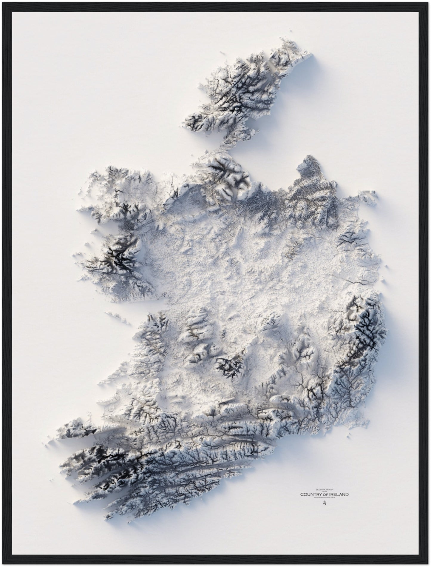 Ireland Elevation Map