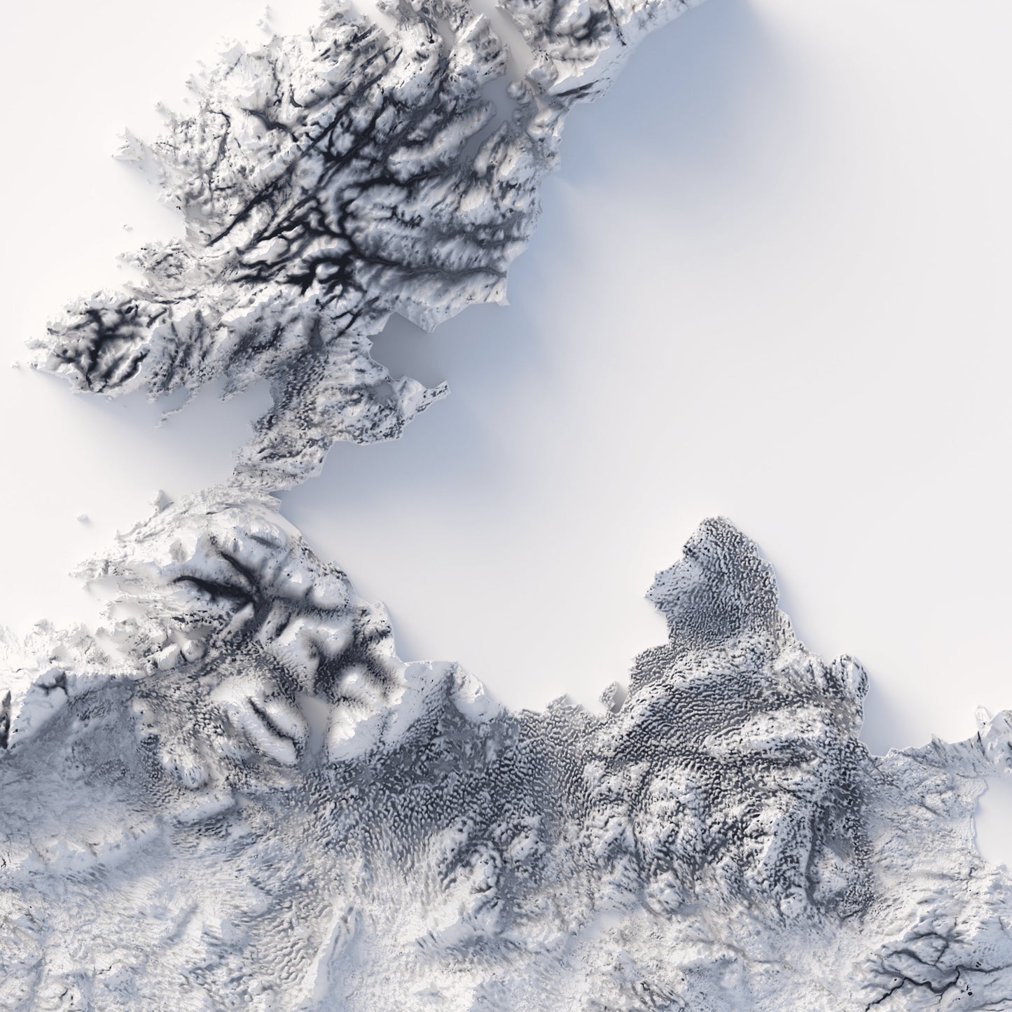 Ireland Elevation Map