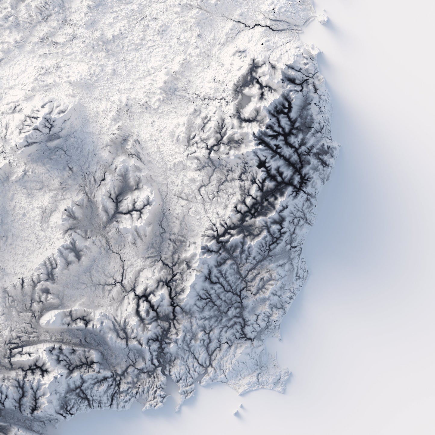 Ireland Elevation Map