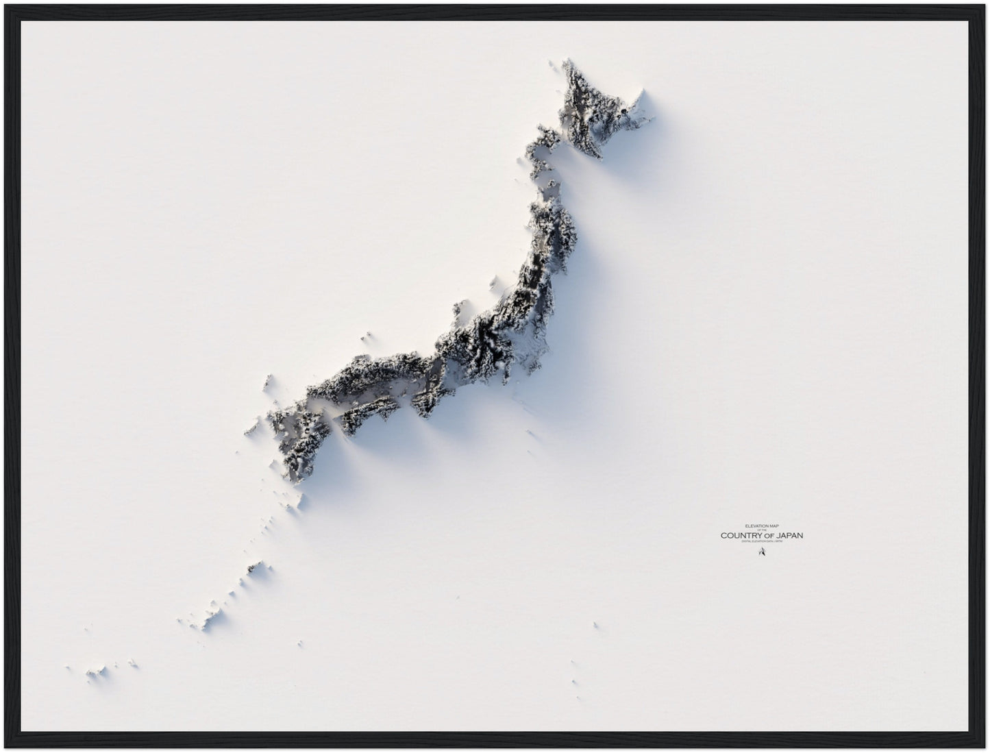 Japan Elevation Map