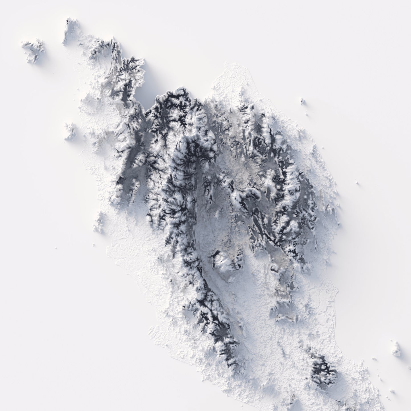 Malaysia Elevation Map