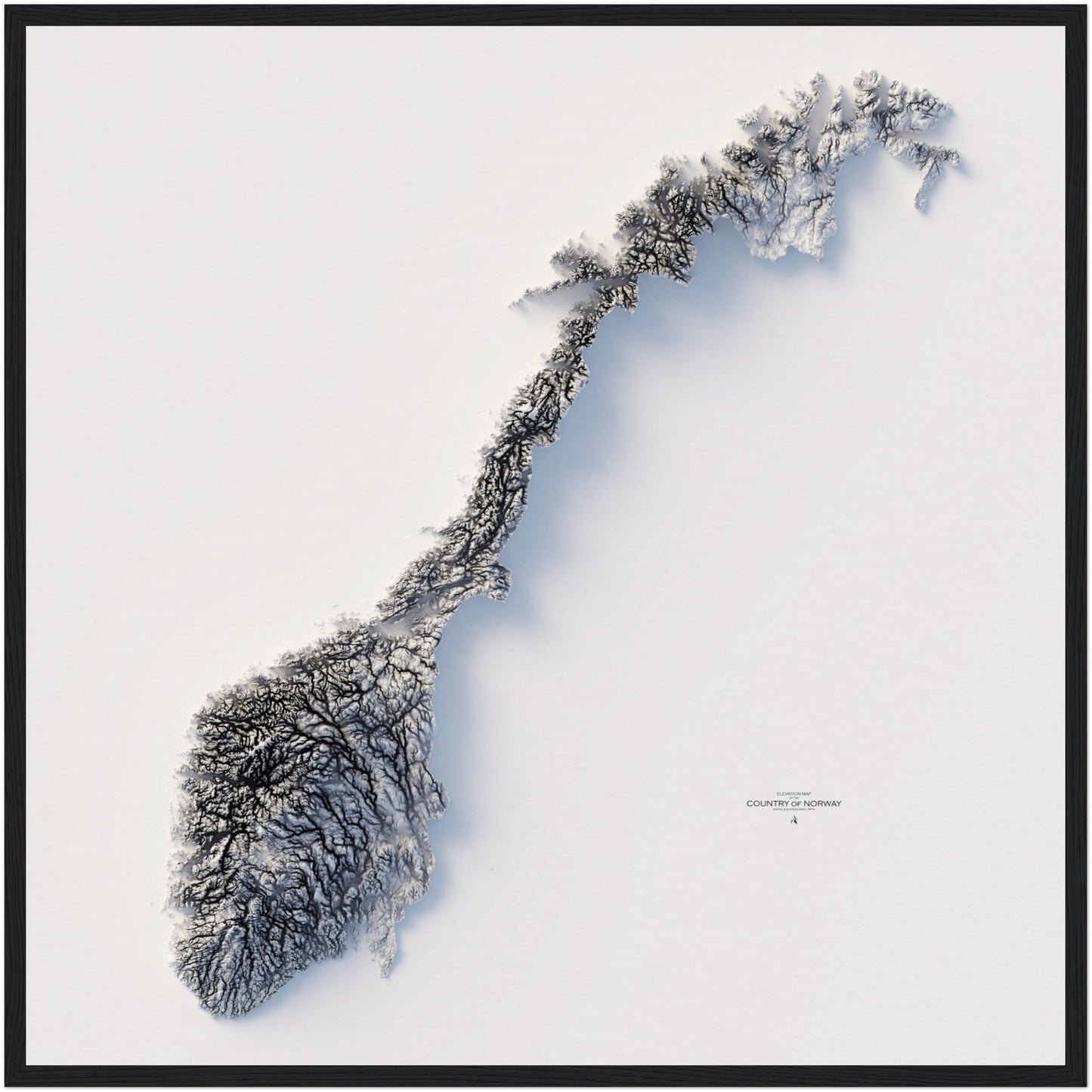 Norway Elevation Map