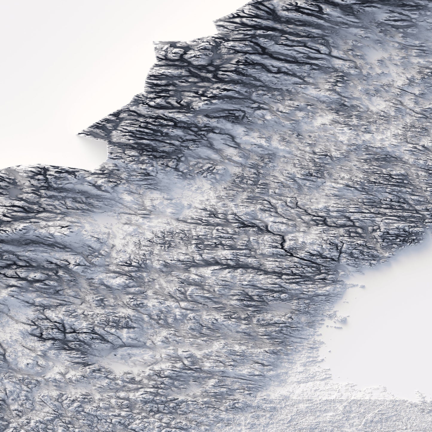 Switzerland Elevation Map